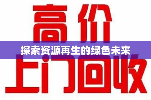 漳州探索资源再生的绿色未来